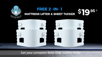 OctoGrip™ TorsionLock™ Bed Sheet Holder