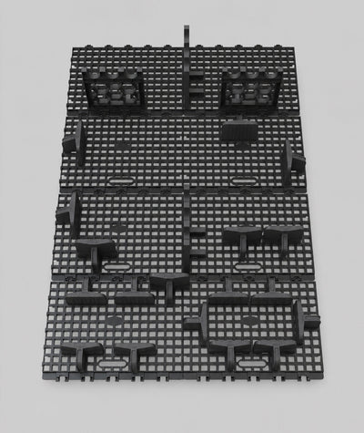 Cargo Butler Pro Pack — 22 pieces (4 Cargo Walls, 8 Tall Blocks, 10 Short Blocks)