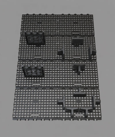 Cargo Butler Starter Pack — 11 pieces (2 Cargo Walls, 4 Tall Blocks, 5 Short Blocks)
