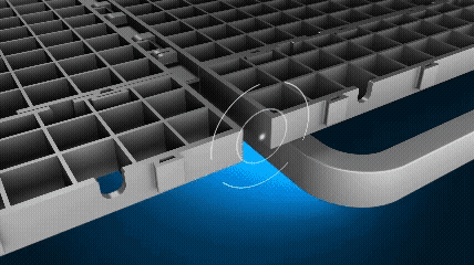 Patented QuickAccess Hinge